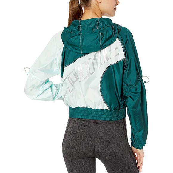 Puma 517378 Crop Cosmic Jacket  Trailblazer - Picture 2 of 3